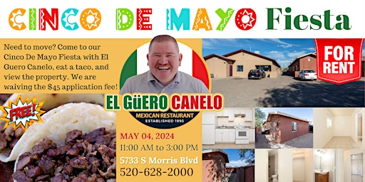 Primaire afbeelding van Cinco De Mayo Fiesta Ft El Guero Canelo OPEN HOUSE