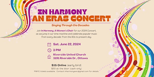 Imagem principal do evento In Harmony: An Eras Concert