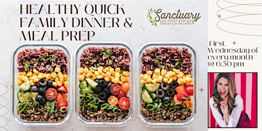 Imagen principal de Cooking Class: HEALTHY QUICK FAMILY DINNER AND MEAL PREP