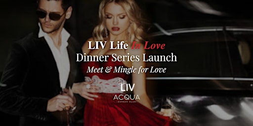 Immagine principale di LIV Life In Love Launch Party: Meet & Mingle for Love 