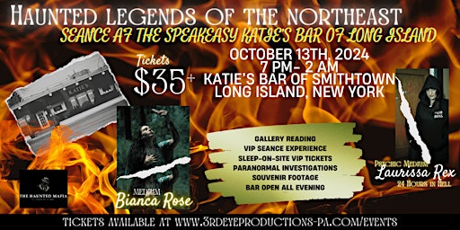 Imagem principal de Haunted Legends of the Northeast: Seance at the Speakeasy Katie's Bar of LI