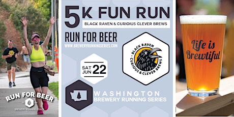 5k Beer Run x Black Raven Brewing | 2024 Washington Brewery Running Series