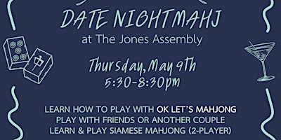 Primaire afbeelding van Date Night Mahj at The Jones Assembly