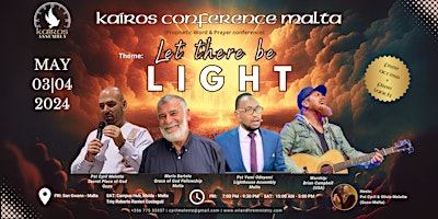 Primaire afbeelding van Kairos Conference Malta - "Let there be Light"