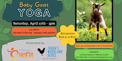 Imagem principal do evento Baby Goat Yoga 2.0