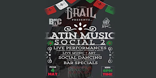 Imagem principal de Grail Presents: Latin Music Social pt. 2 Cinco de Mayo Edition