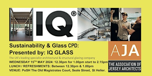 AJA CPD: Sustainability & Glass primary image