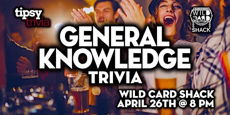 Airdrie: Wild Card Shack - General Knowledge Trivia Night - Apr 26, 8pm