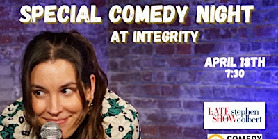 Primaire afbeelding van Comedy Night at Integrity:  Carmen Lagala