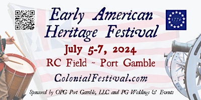 Primaire afbeelding van Early American Heritage Festival- 4th of July Weekend