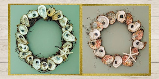 Primaire afbeelding van A Stunning Oyster Shell Wreath at Aquila's Nest Vineyards!