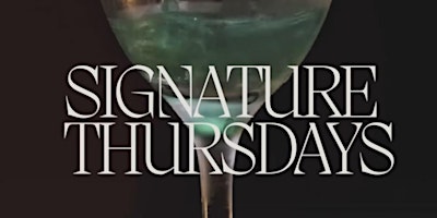 Signature Thursday primary image