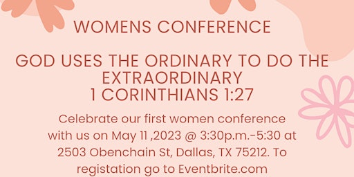 Women conference FourWinds Bible Church Dallas primary image