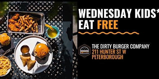 Hauptbild für Wednesday Delight: Kids eat free meal at the Dirty burger