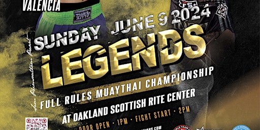 Hauptbild für June 9th, Muay Thai Championship