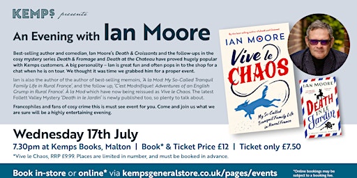 Ian Moore author of the The Follett Valley Mysteries - Author Event