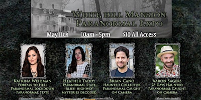 Imagem principal do evento White Hill Mansion Paranormal Expo