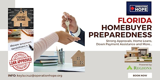Imagen principal de Florida Homebuyer Preparedness: Credit, Home Loans, Down Payment and More..