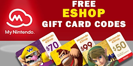 {{News}} Free Nintendo Gift Card Codes ~ $100 Free Nintendo eShop 2024 primary image
