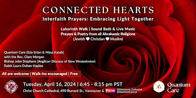 Imagem principal do evento Connected Hearts | Interfaith Prayers: Embracing Light Together