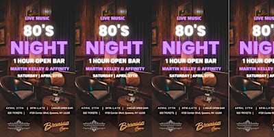 Imagem principal de 80's Night Live Music Party