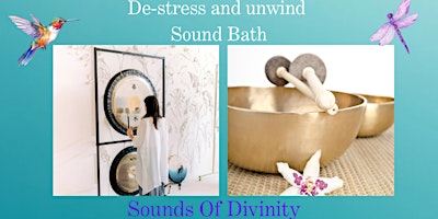 Immagine principale di De-Stress and unwind Sound Bath 
