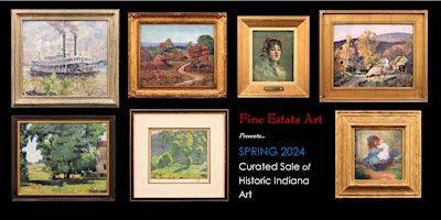 Spring 2024 Curated Sale of Historic Indiana Art primary image