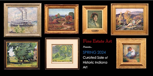 Imagem principal do evento Spring 2024 Curated Sale of Historic Indiana Art