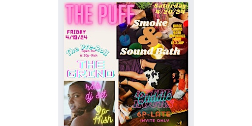 Hauptbild für In Between Time presents “The Puff” 4/20 Weekend Sesh