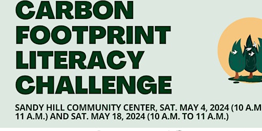 Primaire afbeelding van Sandy Hill Carbon Footprint Literacy Challenge - Pilot