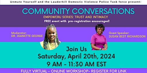 Hauptbild für EmpowerU Series Workshops: Trust and Intimacy