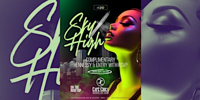 Primaire afbeelding van SKY HIGH ROOFTOP PARTY | CAFE CIRCA