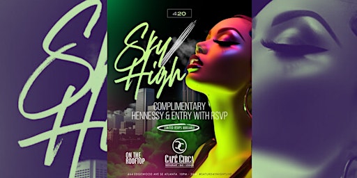 Primaire afbeelding van SKY HIGH ROOFTOP PARTY | CAFE CIRCA