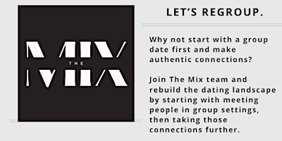 Image principale de The Mix: Group Speed Dating/ Mix and Mingle (Ages 25-35)