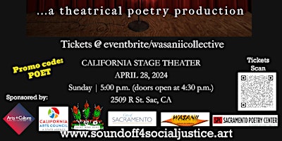 Imagen principal de Voices of JUST-IS... a theatrical poetry production