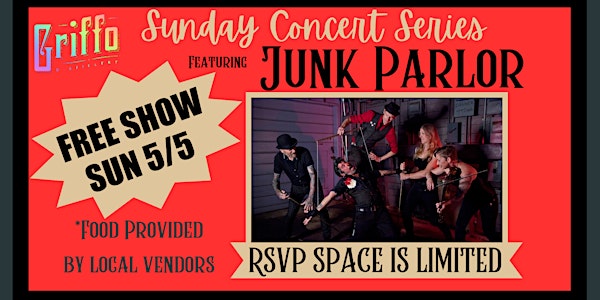 FREE Sunday Concert Series feat. Junk Parlor