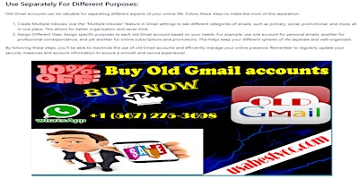 Hauptbild für Top 5 Websites to Buy Gmail Accounts (PVA & Bulk)