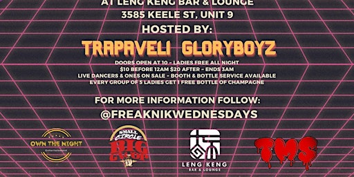 Immagine principale di FREAKNIK WEDNESDAYS: TRAPAVELI GLORYBOYZ 