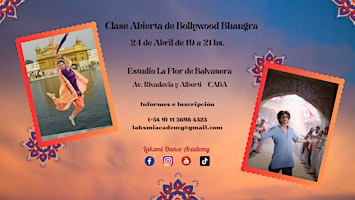Primaire afbeelding van Clase Abierta - Especial  Bhangra + Conferencia sobre Danzas de India