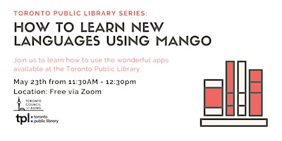 Hauptbild für Toronto Public Library: How to learn new languages using Mango
