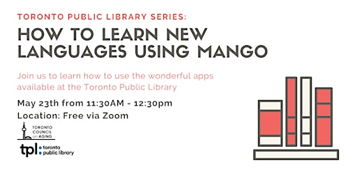 Immagine principale di Toronto Public Library: How to learn new languages using Mango 