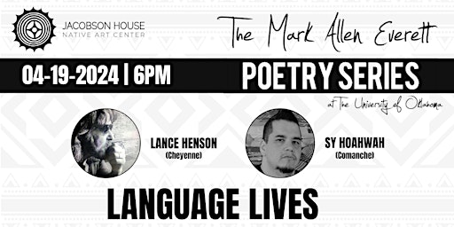 Imagem principal do evento Mark Allen Everett Poetry Series - Language Lives