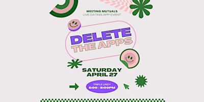 Imagem principal de Delete the Apps Singles Mixer at Triple Lindy