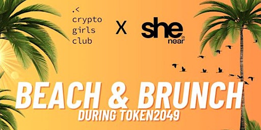 Imagen principal de Beach & Brunch w/ crypto girls club and She is NEAR