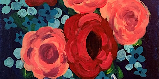Bouquet en Rouge - Paint and Sip by Classpop!™ primary image