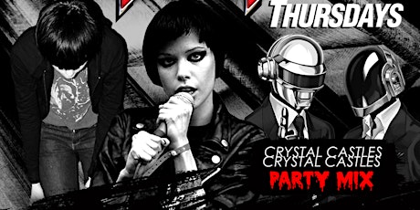 Crystal Castles + 2000s MIX NITE! Rock IT! Thursday at THE BASEMENT 18+