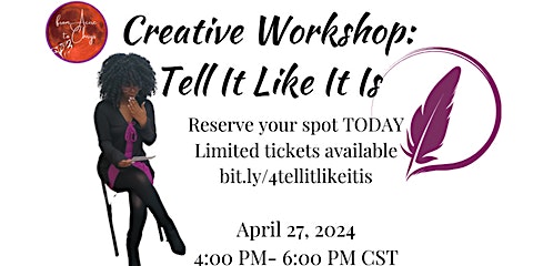 Imagem principal do evento Creative Workshop: Tell It Like It Is
