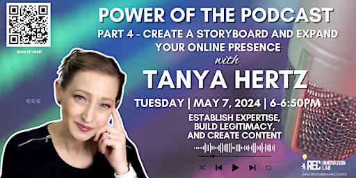 Power of the Podcast - Create a Storyboard & Expand Your Online Presence primary image