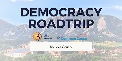 Image principale de Democracy Road Trip w/Common Cause - Boulder County