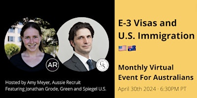 Imagen principal de E-3 Visa and U.S. Immigration for Australians (April 2024)